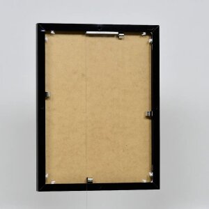 Efecto Quadro marco de aluminio 45x80 cm vidrio acrílico negro de alto brillo