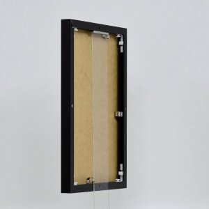 Efecto Quadro marco de aluminio 45x80 cm vidrio acrílico negro de alto brillo