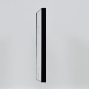 Efecto Quadro marco de aluminio 50x60 cm vidrio acrílico negro de alto brillo