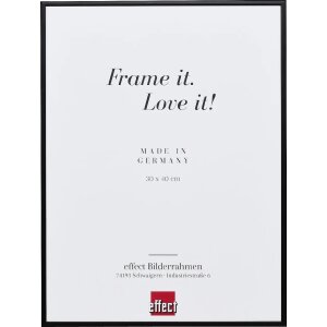 Efecto Quadro marco de aluminio 50x65 cm negro con...