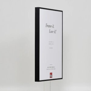 Efecto Quadro marco de aluminio 50x75 cm cristal acrílico negro