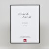 Efecto Quadro marco de aluminio 50x75 cm cristal acrílico negro