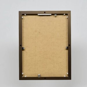 Efecto Quadro marco de aluminio 50x75 cm bronce vidrio acrílico