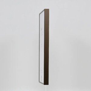 Efecto Quadro marco de aluminio 50x75 cm bronce vidrio acrílico