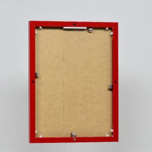 Portarretratos efecto aluminio Quadro 59,4x84,1 cm cristal acrílico rojo