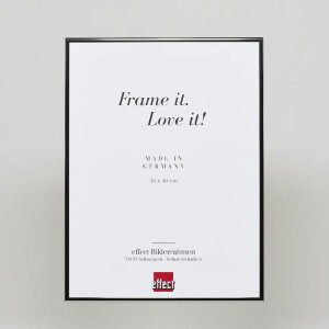 Efecto marco de aluminio Quadro 70x70 cm plata antigua cristal acrílico