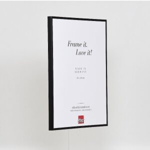 Marco de fotos Effect Serie 1 de aluminio, acrílico negro, 18 x 24 cm