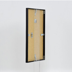 Marco de fotos effect Serie 1 de aluminio con cristal acrílico negro 24 x 30 cm