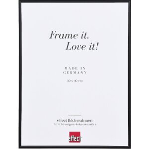 Marco de fotos Effect Serie 1 en aluminio negro 14,8 x 21 cm