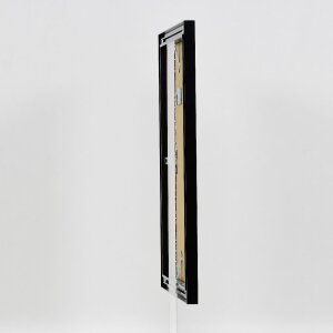 Marco de fotos de aluminio Efecto Profil S3 Negro 30x45 cm Vidrio Acrílico