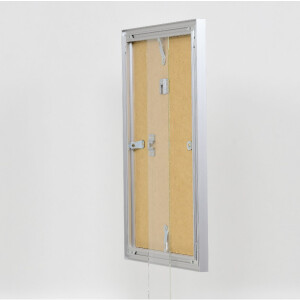 Marco de fotos de aluminio Effect Profil S3 plateado 61x91,5 cm con acrílico