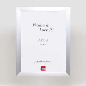 Marco de fotos de aluminio Effect Profil S3 plateado 61x91,5 cm con acrílico