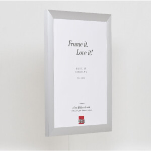 Marco de fotos de aluminio Effect Profil S3 plateado 61x91,5 cm con acrílico