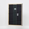 Efecto marco de madera maciza perfil 39 negro 18x32 cm cristal acrílico