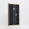 Efecto Marco de madera maciza Perfil 39 negro 20x28 cm Cristal acrílico