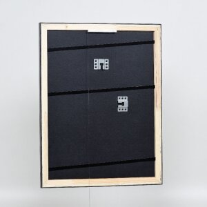 Marco de fotos de madera Effect Profil 40 Platin 18x24 cm con acrílico