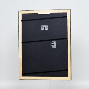 Marco de fotos de madera Effect Profil 40 Plata 61x91,5 cm Vidrio acrílico