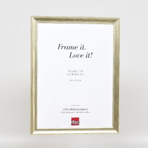 Marco de fotos de madera Effect Profil 41 Antiksilber 18x24 cm Acrylglas