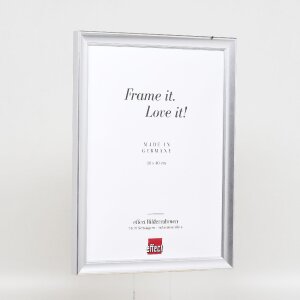 Marco de fotos de madera Effect Profil 41 Plata 18x32 cm Vidrio acrílico