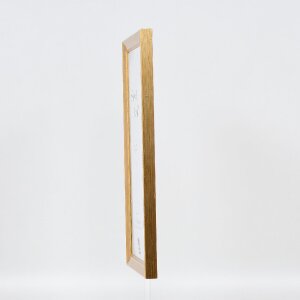 Marco de fotos de madera Effect Profil 41 Antikgold 30x30 cm con acrílico