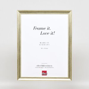 Marco de fotos de madera Effect Profil 41 Antiksilber 42x59,4 cm con acrílico