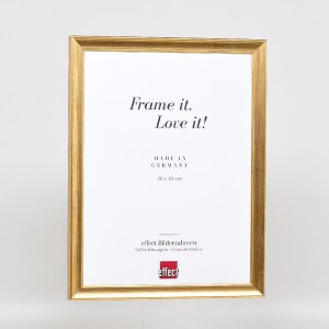 Marco de fotos de madera Effect Profil 41 Antikgold 50x65 cm Acrylglas