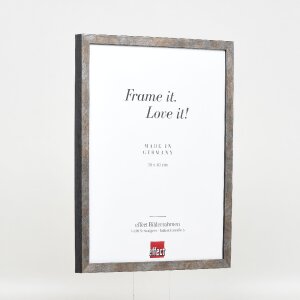 Marco de fotos Effect con perfil de madera 42 Anthrazit 23x70 cm