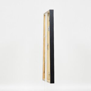 Marco de fotos de madera con perfil 42, acrílico anthrazit 60x60 cm