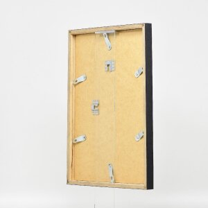 Marco de fotos Effect con perfil de madera 42, acrílico anthrazit, 60x90 cm