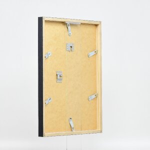 Marco de fotos Effect Holzrahmen Holzprofil 42 Acrylglas plata 62x93 cm