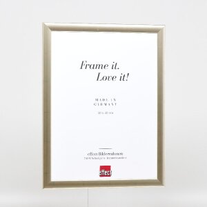 Marco de fotos de madera Effect Profil 43 Plata 9x13 cm Vidrio decorativo