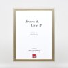 Marco de fotos de madera Effect Profil 43 Plata 9x13 cm Vidrio decorativo