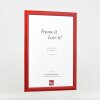 Marco de fotos de madera Effect Profil 43 rojo brillo 18x27 cm vidrio decorativo