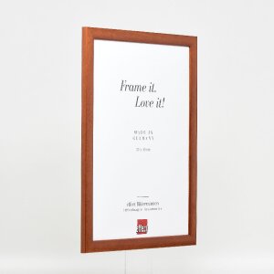 Marco de fotos de madera Effect Profil 43 Marrón 18x32 cm con vidrio decorativo