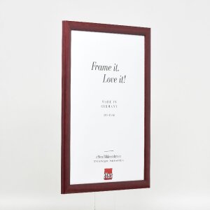 Marco de fotos de madera Effect Profil 43 Rojo 20x25 cm con vidrio decorativo