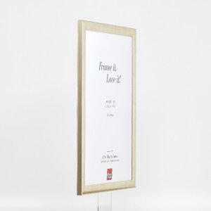 Marco de fotos de madera Effect Profil 43 Plata 20x28 cm Vidrio decorativo