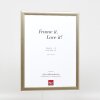 Marco de fotos de madera Effect Profil 43 Plata 20x28 cm Vidrio decorativo