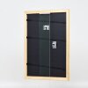 Marco de fotos de madera Effect Profil 43 Oro 20x30 cm Vidrio decorativo