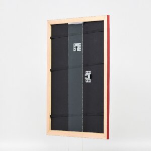 Marco de fotos de madera efect Profil 43 rojo brillante 20x30 cm vidrio decorativo