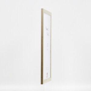 Marco de fotos de madera effect Profil 43 Plata 21x28 cm Vidrio decorativo