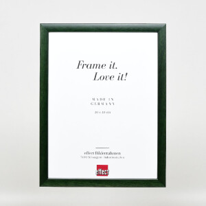 Marco de fotos de madera efect Profil 43 tannengrün 21x28 cm con cristal decorativo