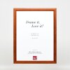 Marco de fotos de madera Effect Profil 43 Marrón 25x35 cm Vidrio decorativo