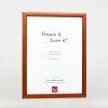 Marco de fotos de madera Effect Profil 43 Marrón 25x35 cm Vidrio decorativo
