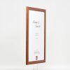 Marco de fotos de madera Effect Profil 43 Marrón 25x35 cm Vidrio decorativo
