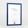 Marco de fotos de madera Effect Profil 43 royalblau 25x60 cm con cristal decorativo
