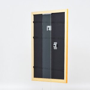 Marco de fotos de madera Effect Profil 43 tono miel 25x60 cm cristal decorativo 0432-2560-42