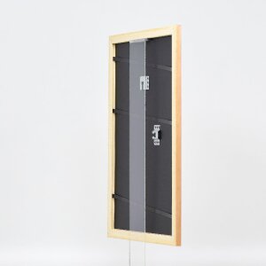 Marco de fotos de madera efect Profil 43 natur 25x80 cm con cristal