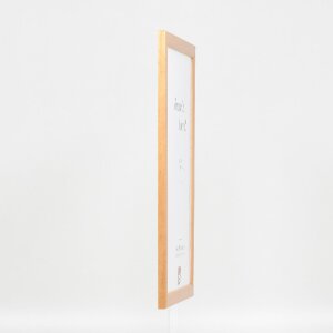 Marco de fotos de madera efect Profil 43 natur 25x80 cm con cristal