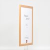 Marco de fotos de madera efect Profil 43 natur 25x80 cm con cristal