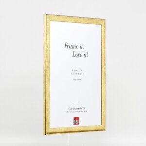 Marco de fotos de madera Effect Profil 43 dorado 30x40 cm con vidrio decorativo